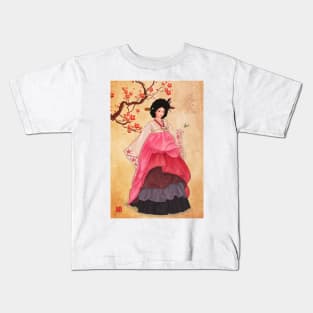 A Woman in Hanbok Kids T-Shirt